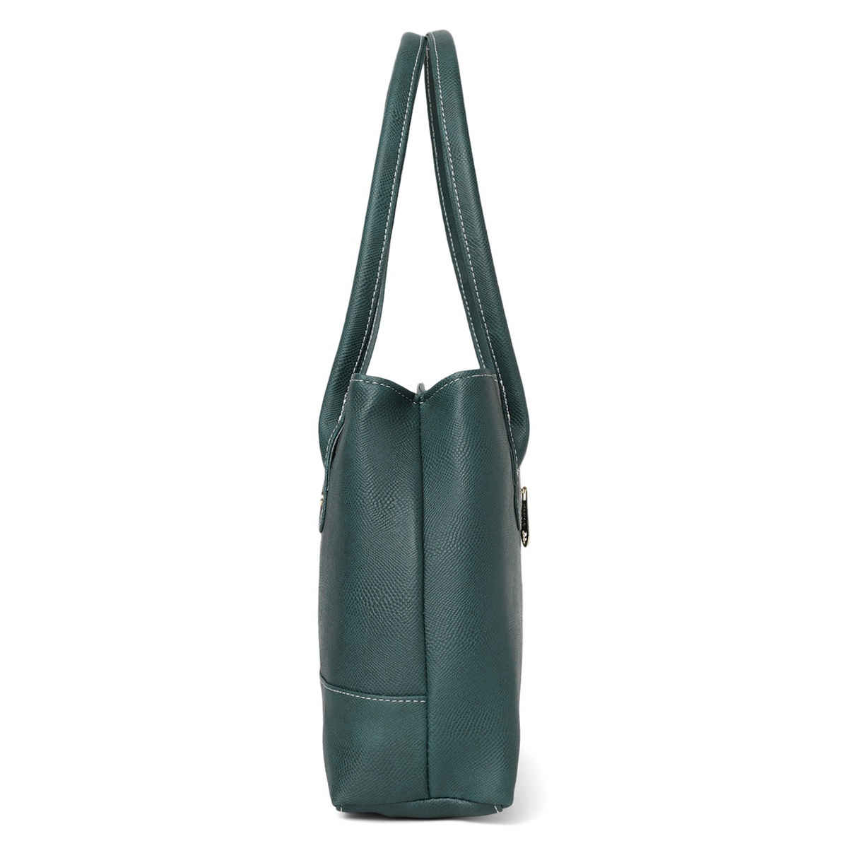 Fostelo Women's Vegan Leather Feathers Handbags Shoulder Hobo Bag Ladies Purse | Green | Medium