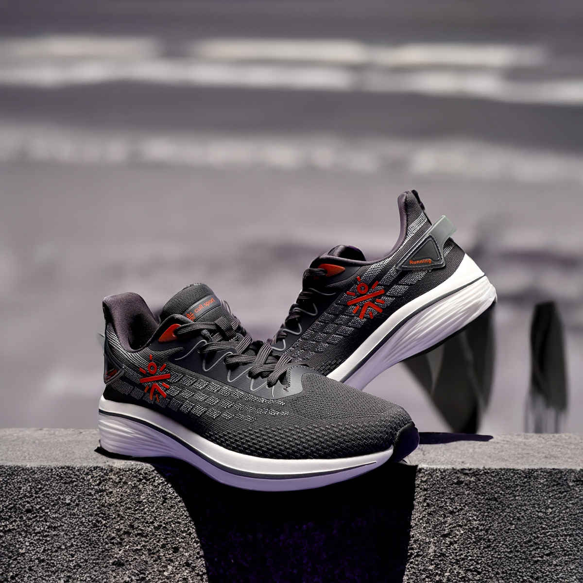 Cult Active Men Running Shoes - Dark Grey - UK 6