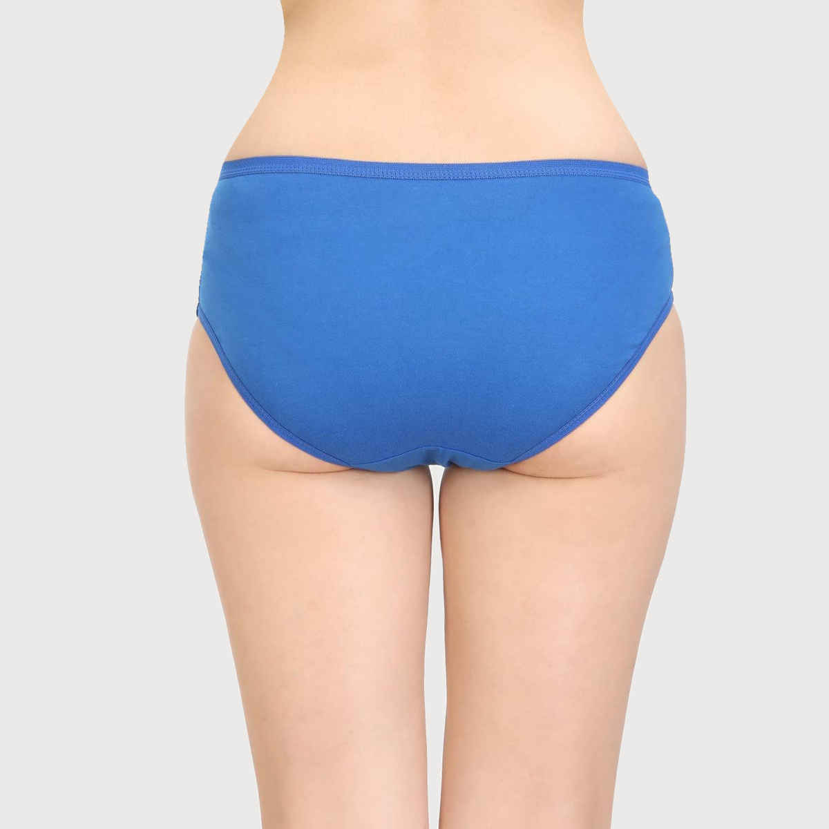 Bodycare Women's Solid Cotton Briefs | Outer Elastic | SKU: 26D | Multicolour