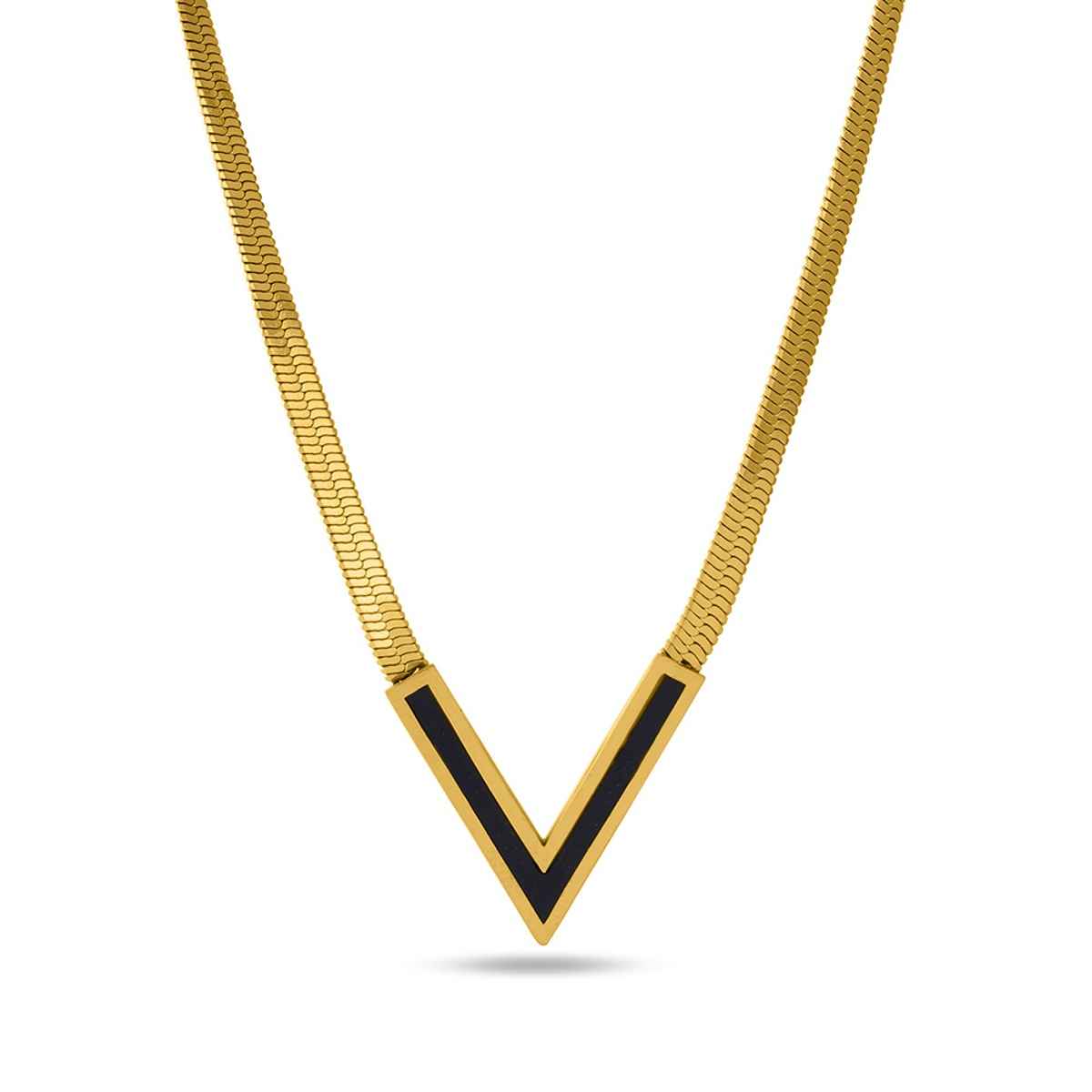 Palmonas Black Vixen Necklace For Womens | Waterproof And Anti-Tarnish