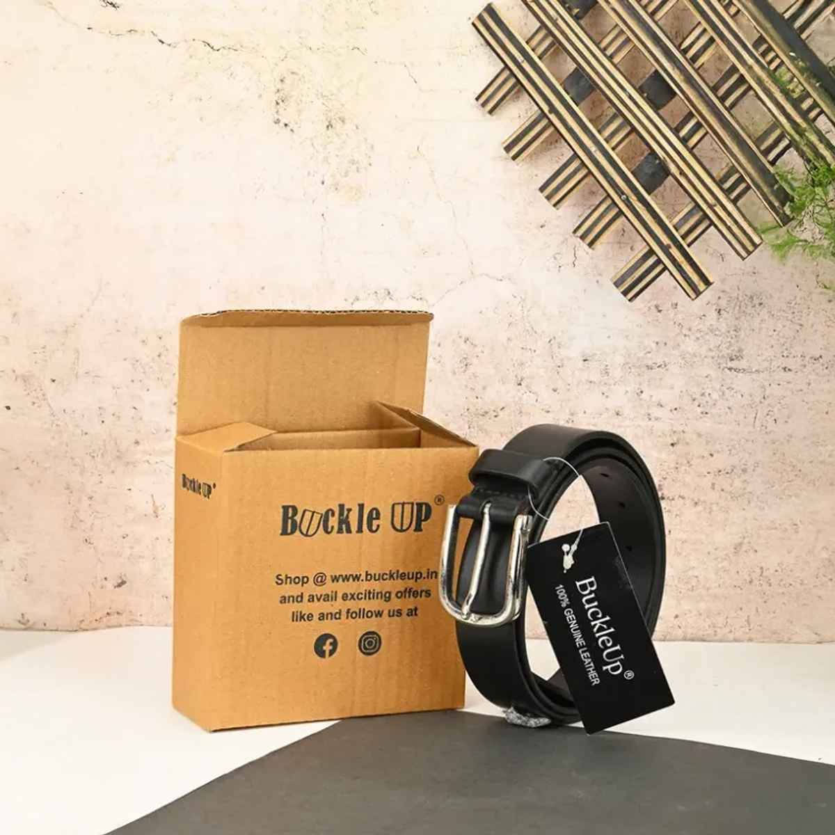 Buckleup Men's Belt | Model-Bublt2801 | Brown - 34