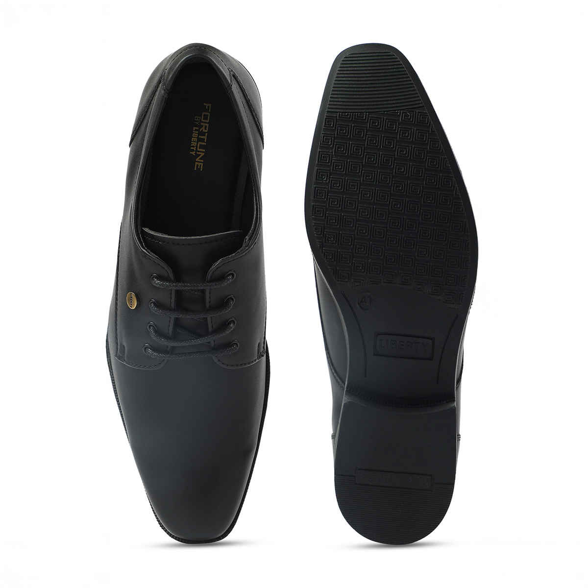 Liberty Apparel Men's Fortune Benstock1E Formal Derby Shoes | Black - UK 7