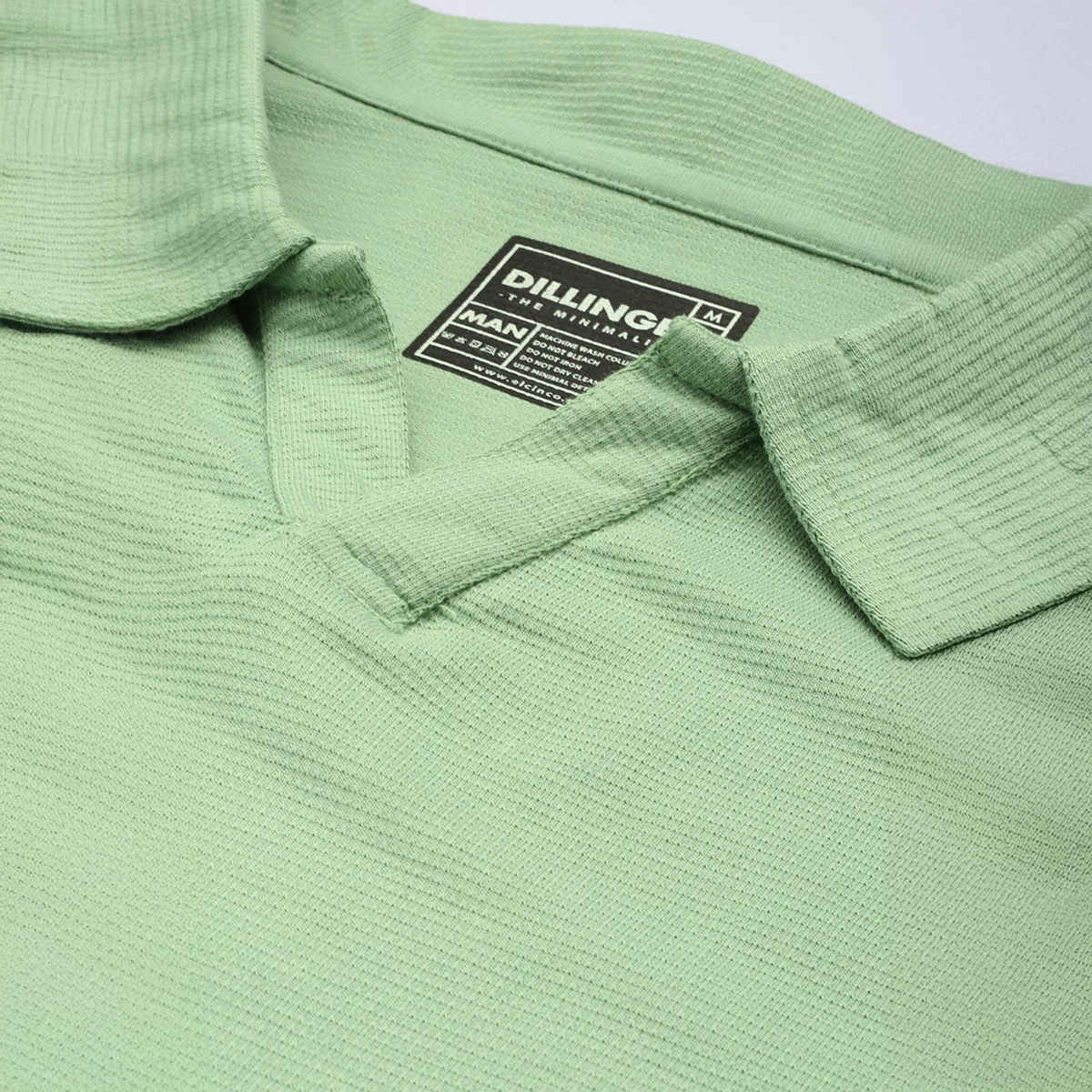 Dillinger Men's Long Sleeve T-shirts | DLPOL002PGRN | Pista Green - 2XL