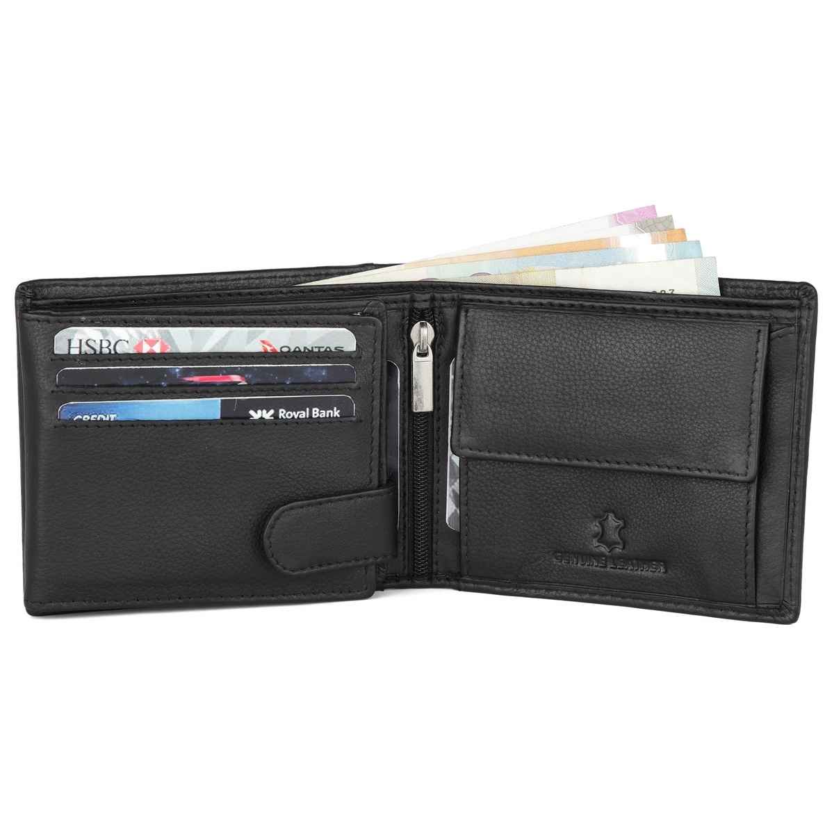 Wildhorn Men's Leather Wallet | Black
