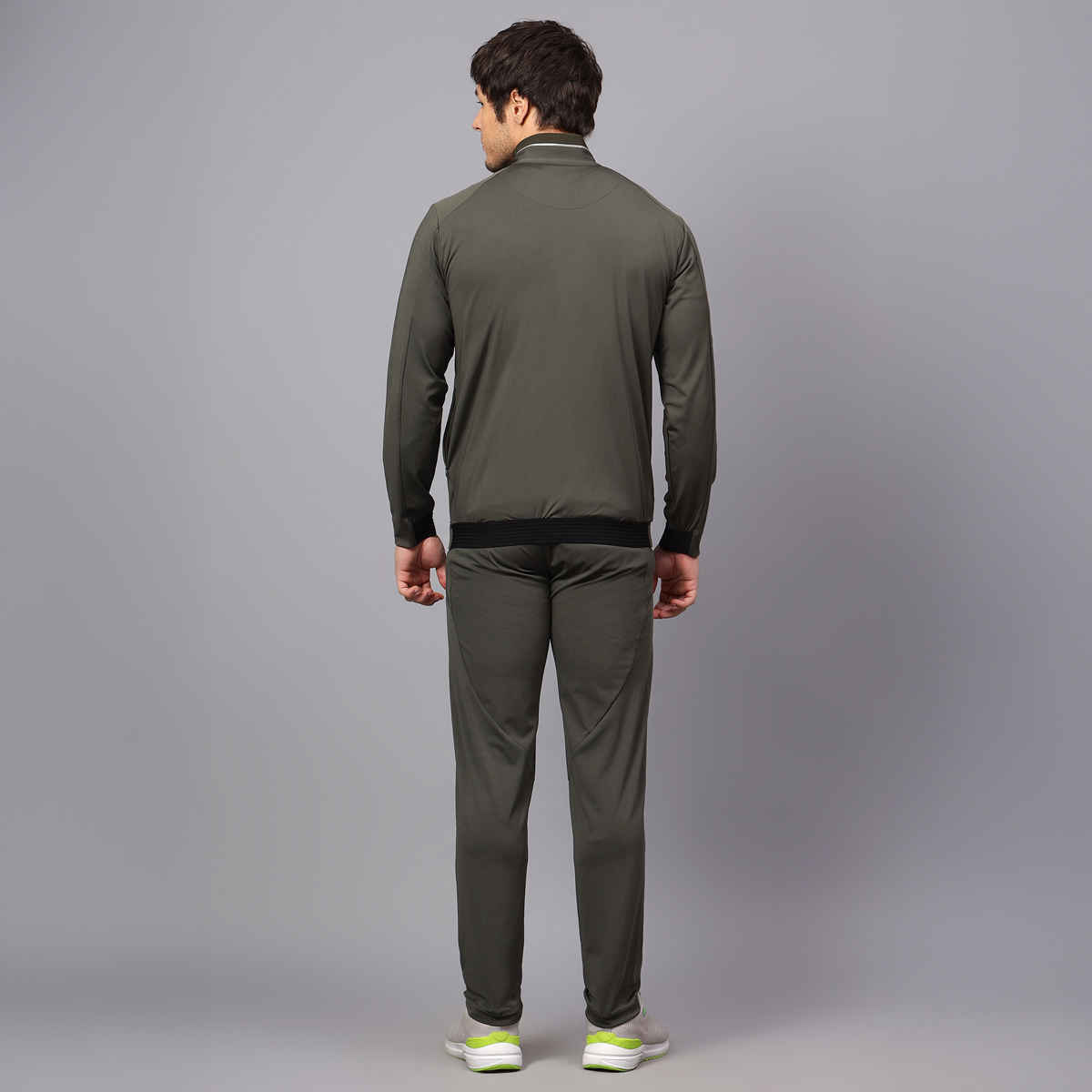 Shiv Naresh Unisex Tracksuit | SNTSW110M | Olive - XL