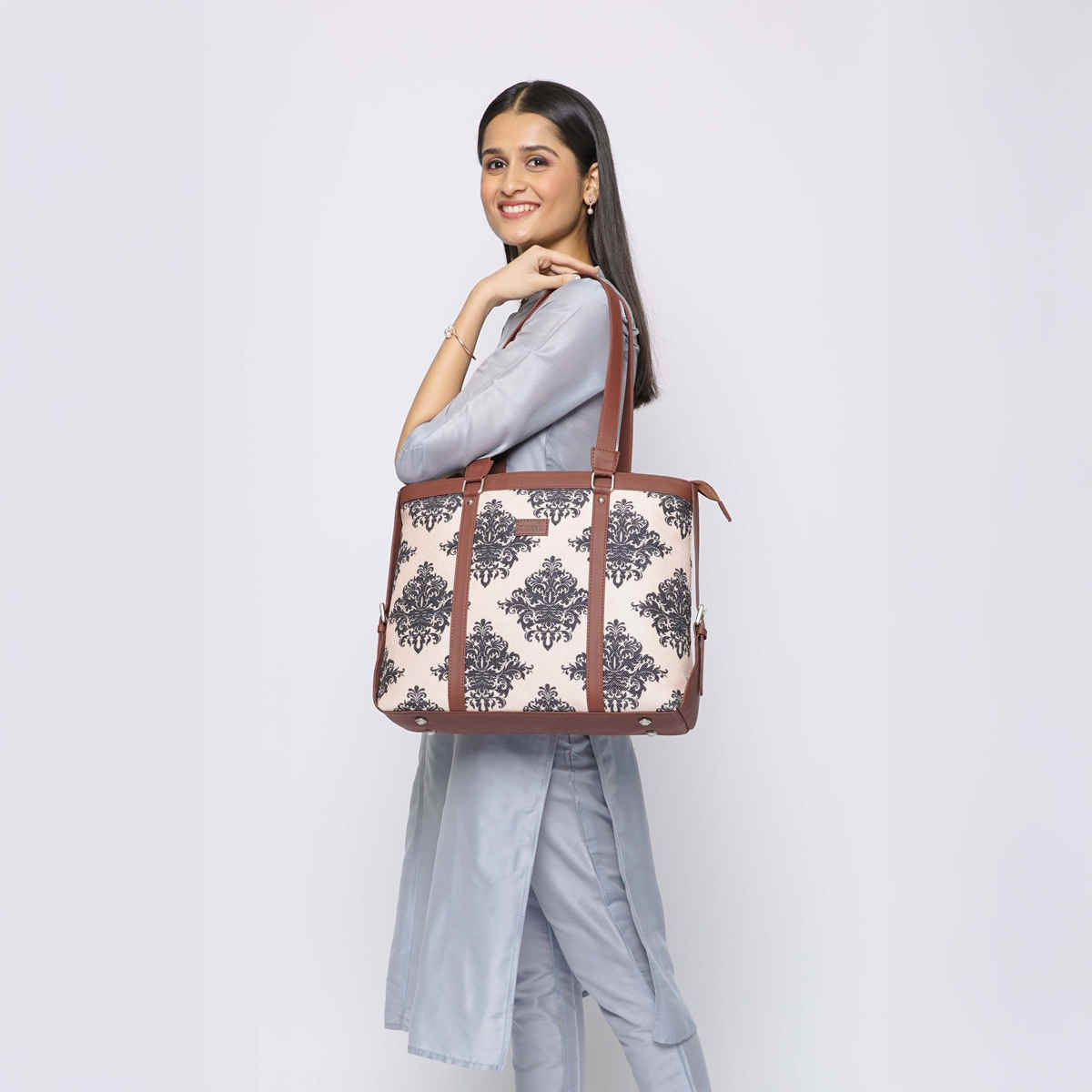 ZOUK Mughal Motif Women's Office Bag