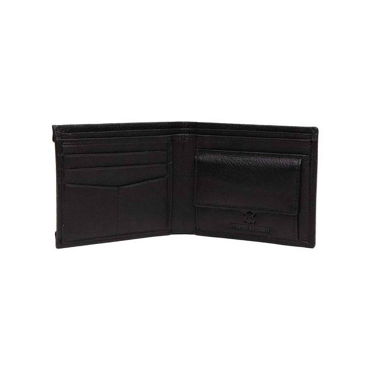 Wildhorn Men's Textured Genuine Leather Gift Set | Black - One Size