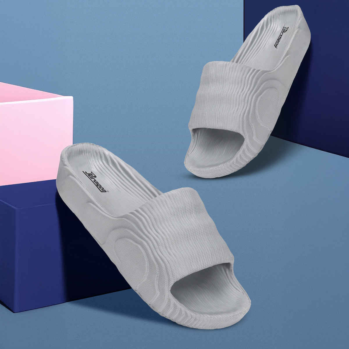 Paragon Men's Grey Eva Slippers K10913G UK 7