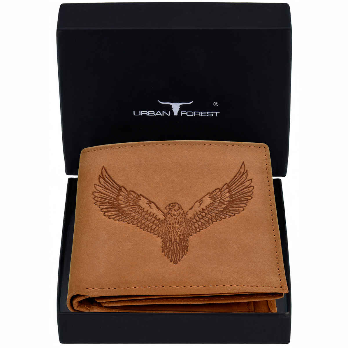 URBAN FOREST Men's Zeus Vintage Leather Wallet | Cognac