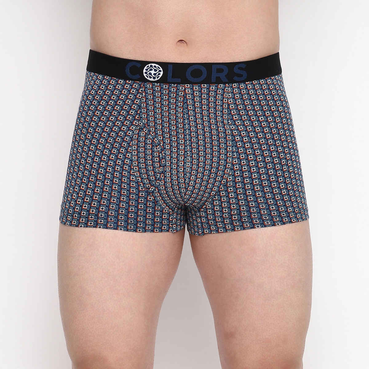 Rupa Colors Men's Front Open Printed Mini Trunk | Style 104 | | Assorted - 95 cm