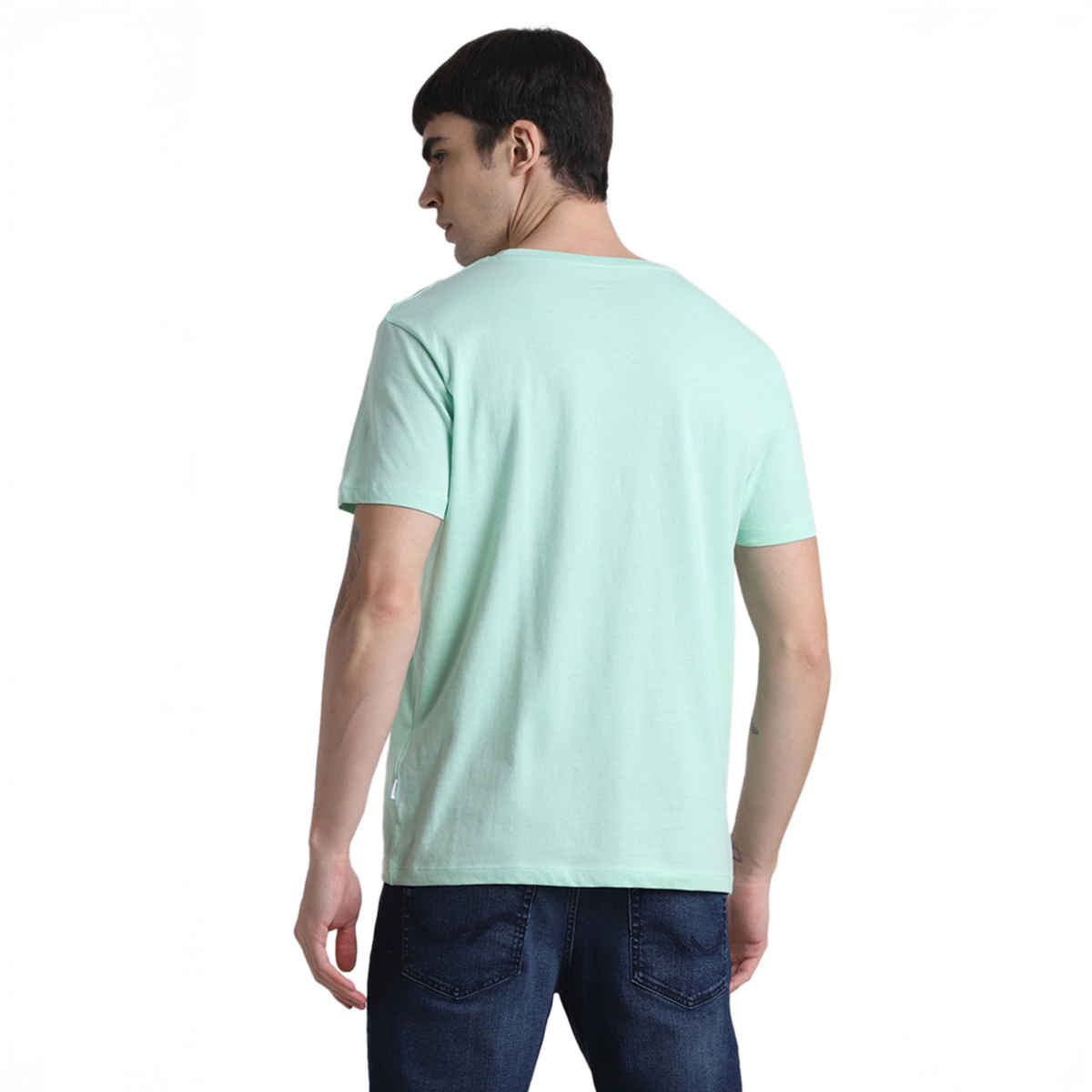 JACK & JONES Men's Regular fit T-shirt | Green - XL