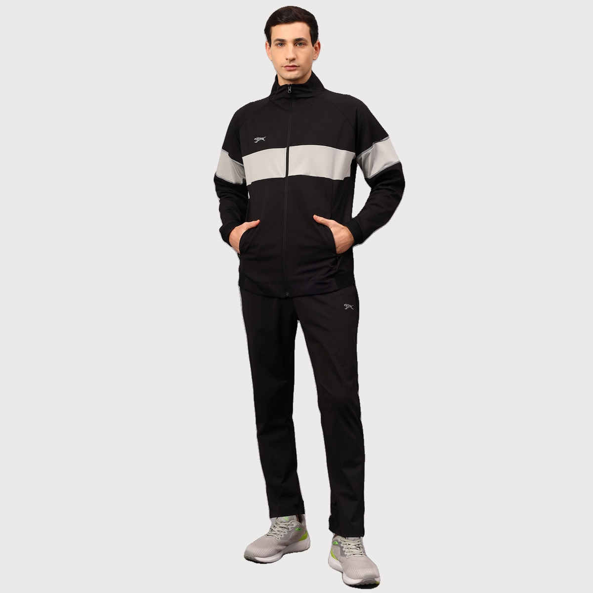 Shiv Naresh Unisex Tracksuit | SNTSW101M | Black - S