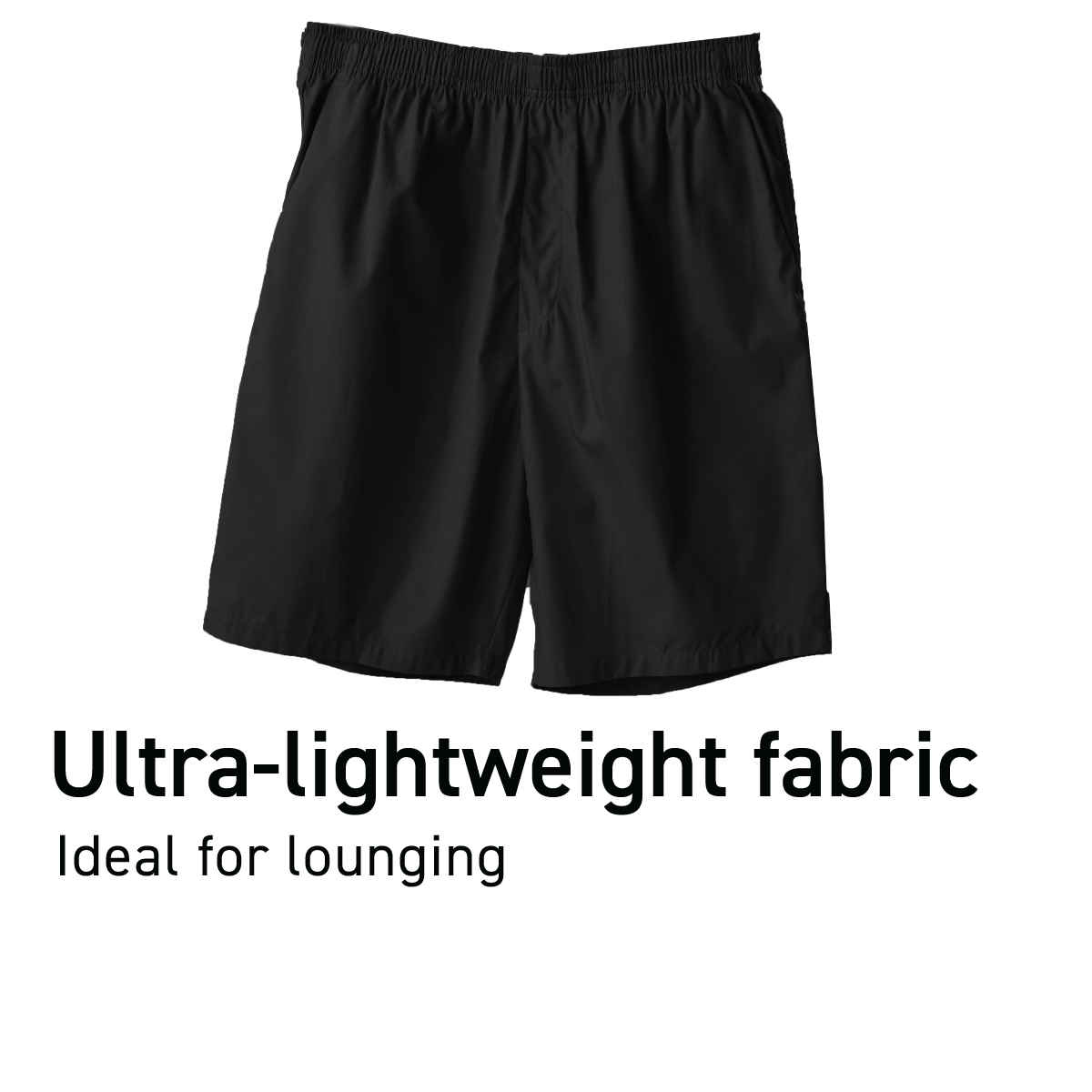 DaMENSCH Men's Cotton Lounge Shorts | Black - L