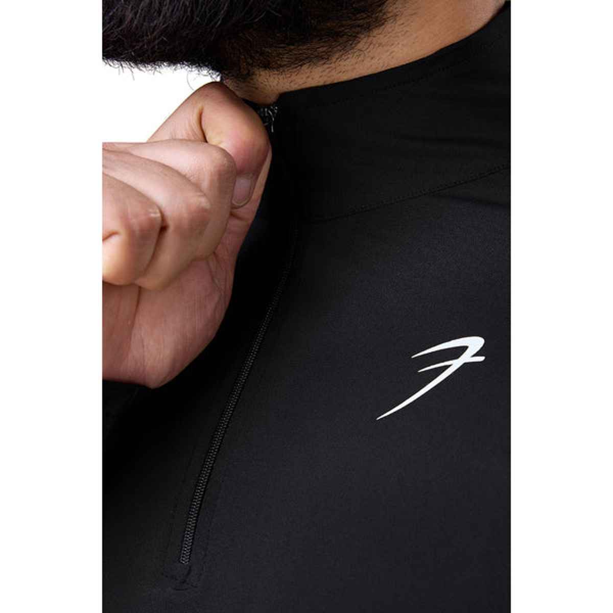 Fuaark Men's Thrive Pullover GYM T-shirt | Black - XL