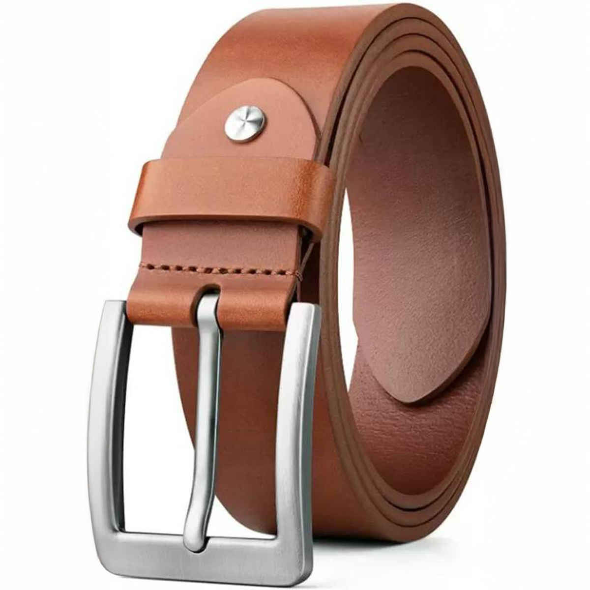 Kaezri Genuine Leather Tan Belt for Men | Kata tandd 42