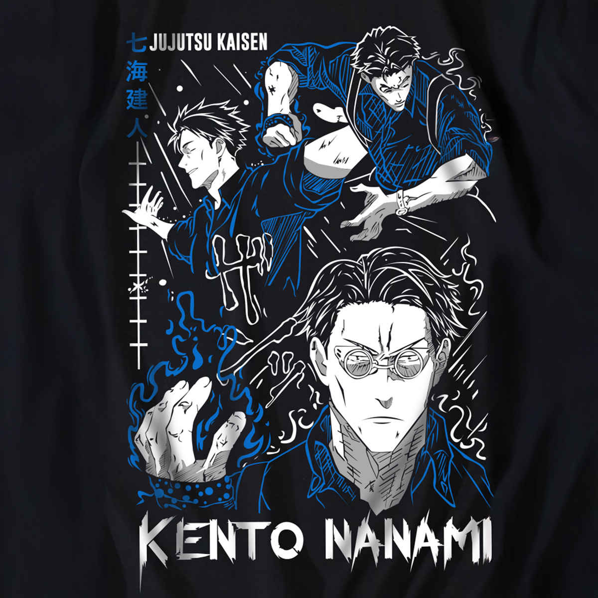 De Tees Men's Sweatshirt | Kento | Black - 2XL