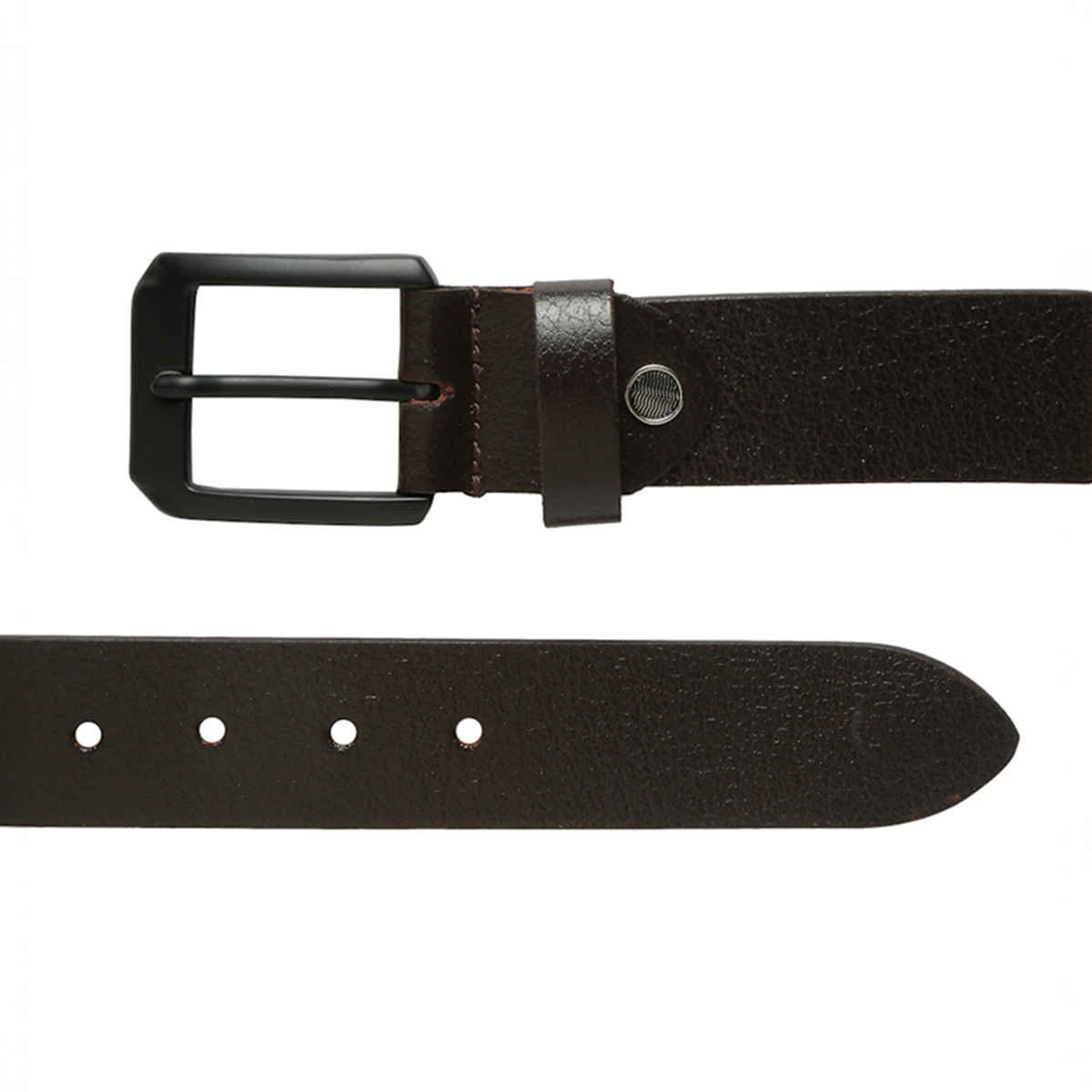 Teakwood Men's Leathers Belt | Dark Brown - 34 in