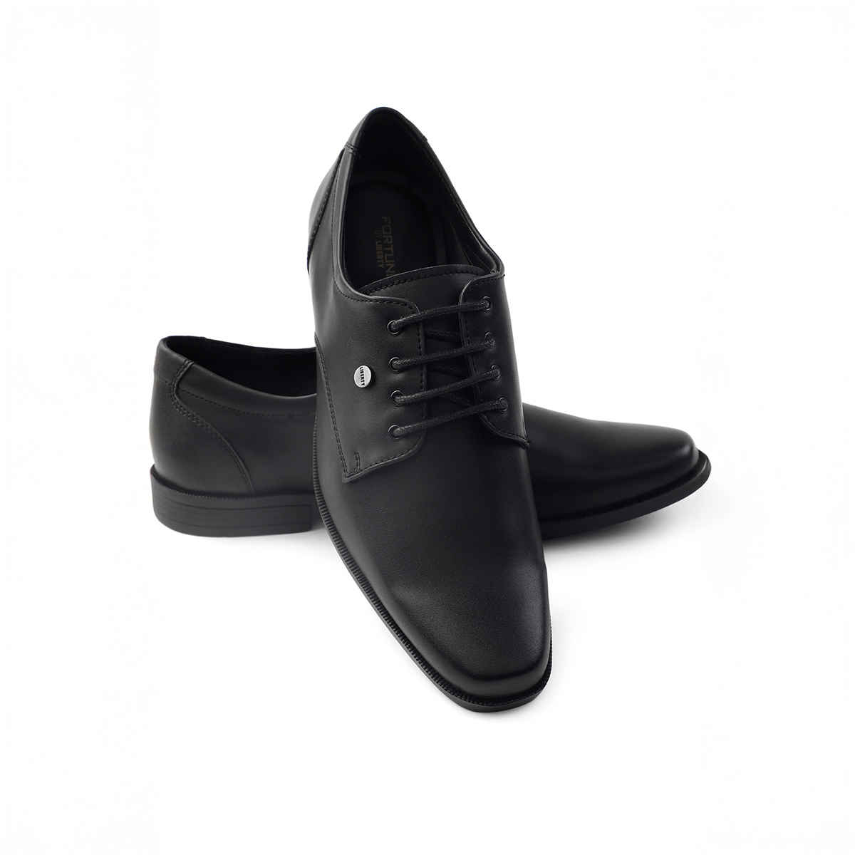 Liberty Apparel Men's Fortune Benstock1E Formal Derby Shoes | Black - UK 7