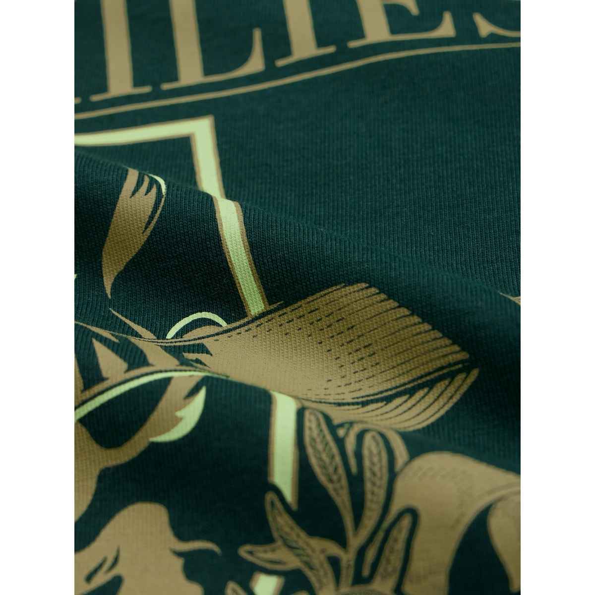 The Souled Store Men's Regular The Godfather-Five Families Men's T-shirts | Green | L