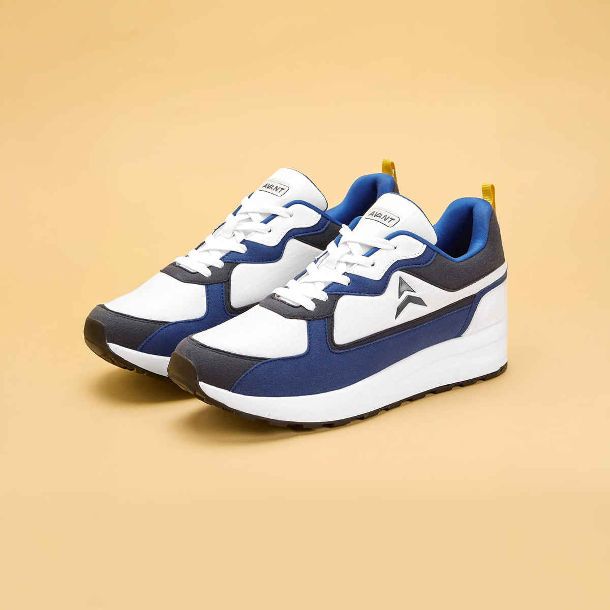 Avant Men's Waffle Max Sneaker Shoes-Blue/White UK9