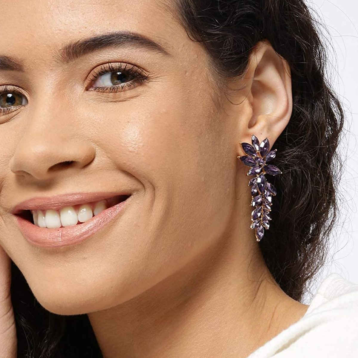 YouBella Jewellery Earings Crytal Dangler Earrings for Girls and Women