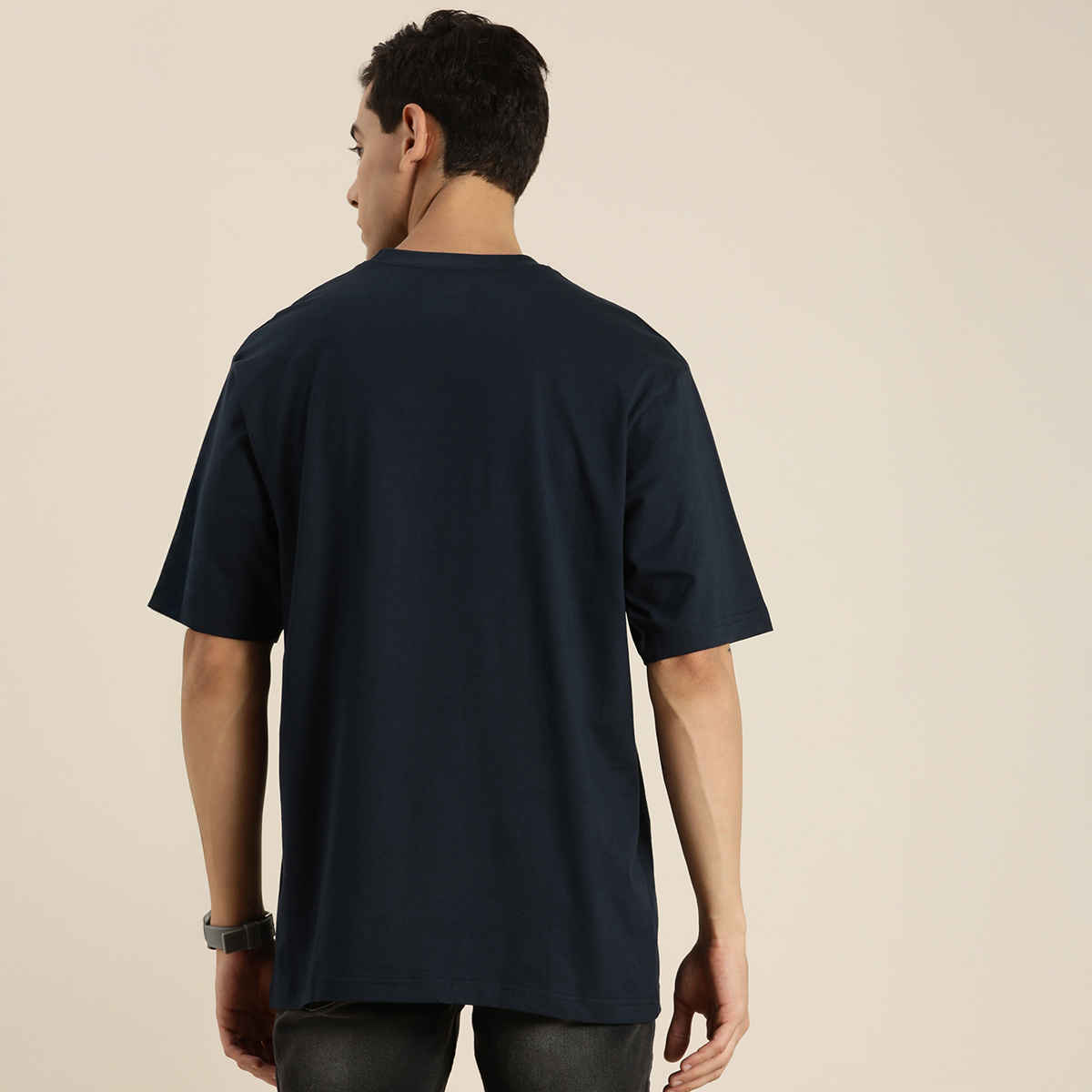 Dillinger Men's Oversized T-shirts | DLMOV054NVY | Navy - S