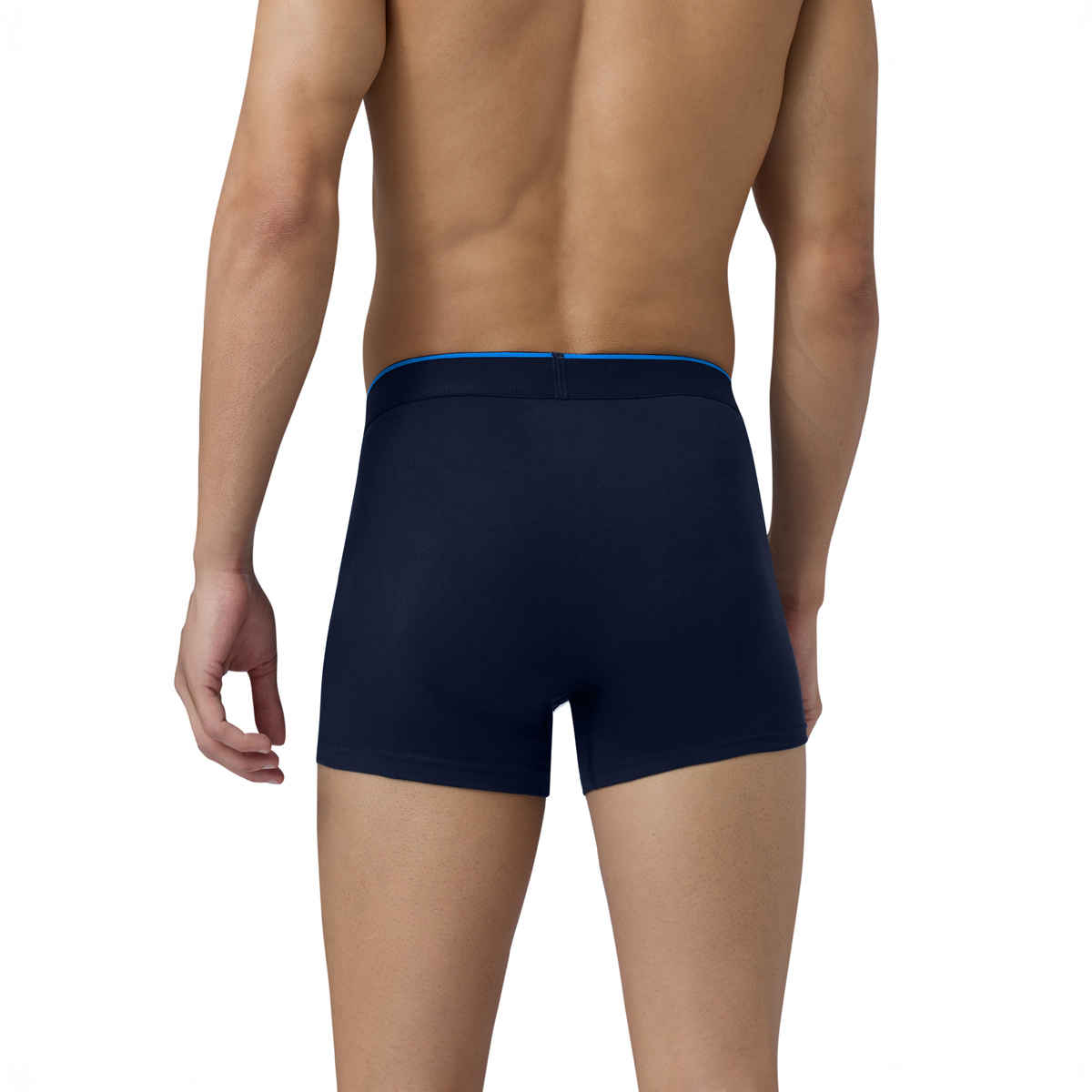 XYXX Men's Traq Cotton Solid Trunks, Midnight Blue| L