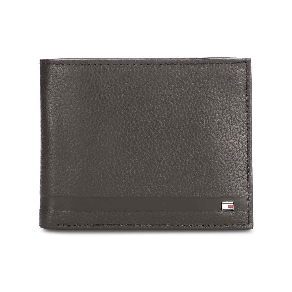 Tommy Hilfiger Men's Solid Leather Gift Set | Brown - One Size