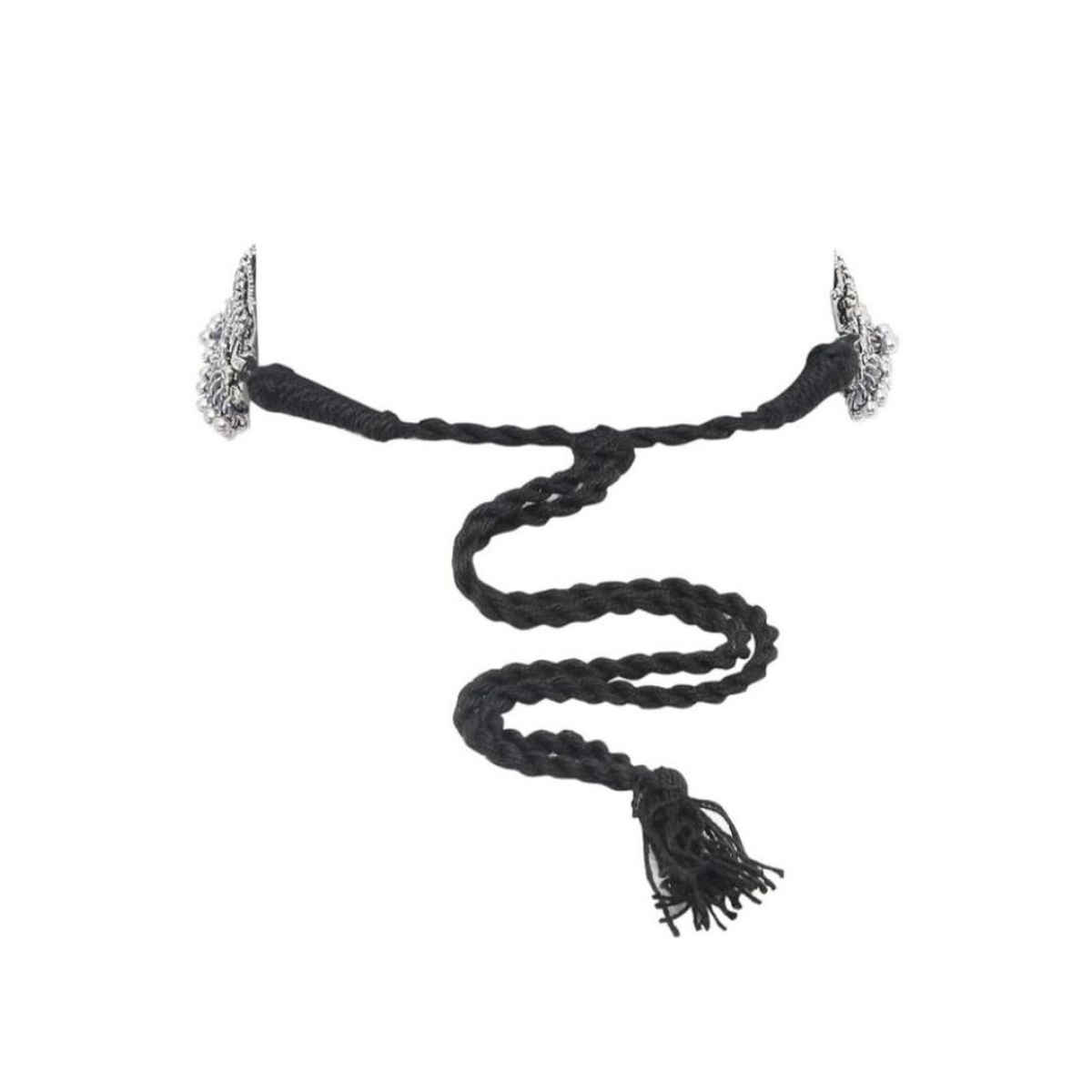 YouBella Silver-Plated Jewellery Set For Girls And Women - Silver