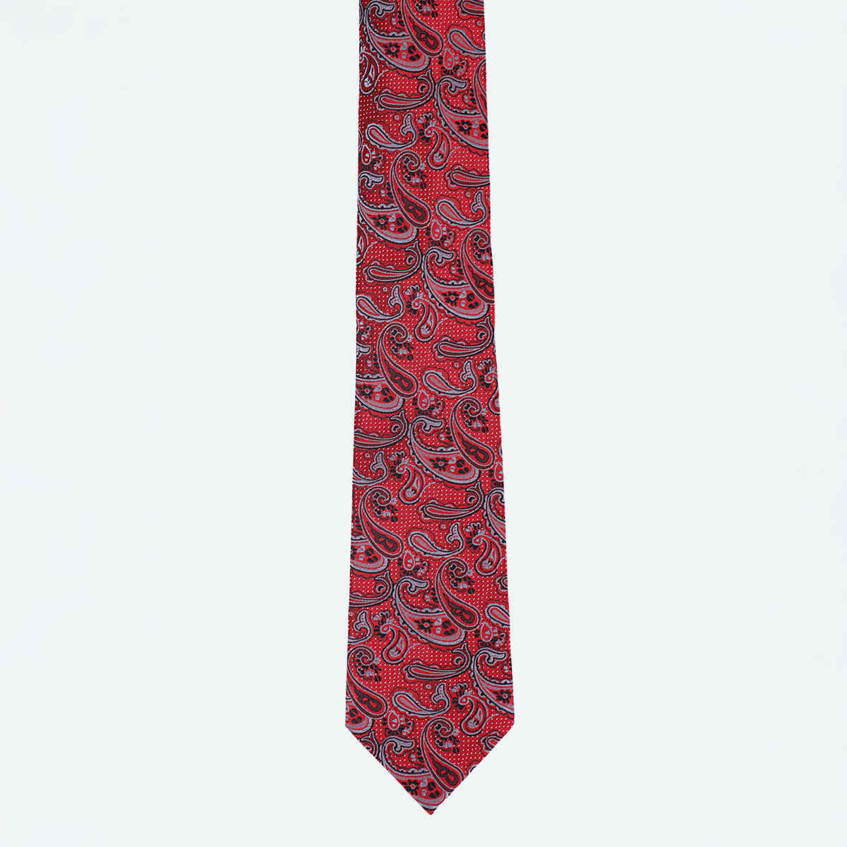 Calvadoss Men's Paisley Tie | CALT2331 | Red