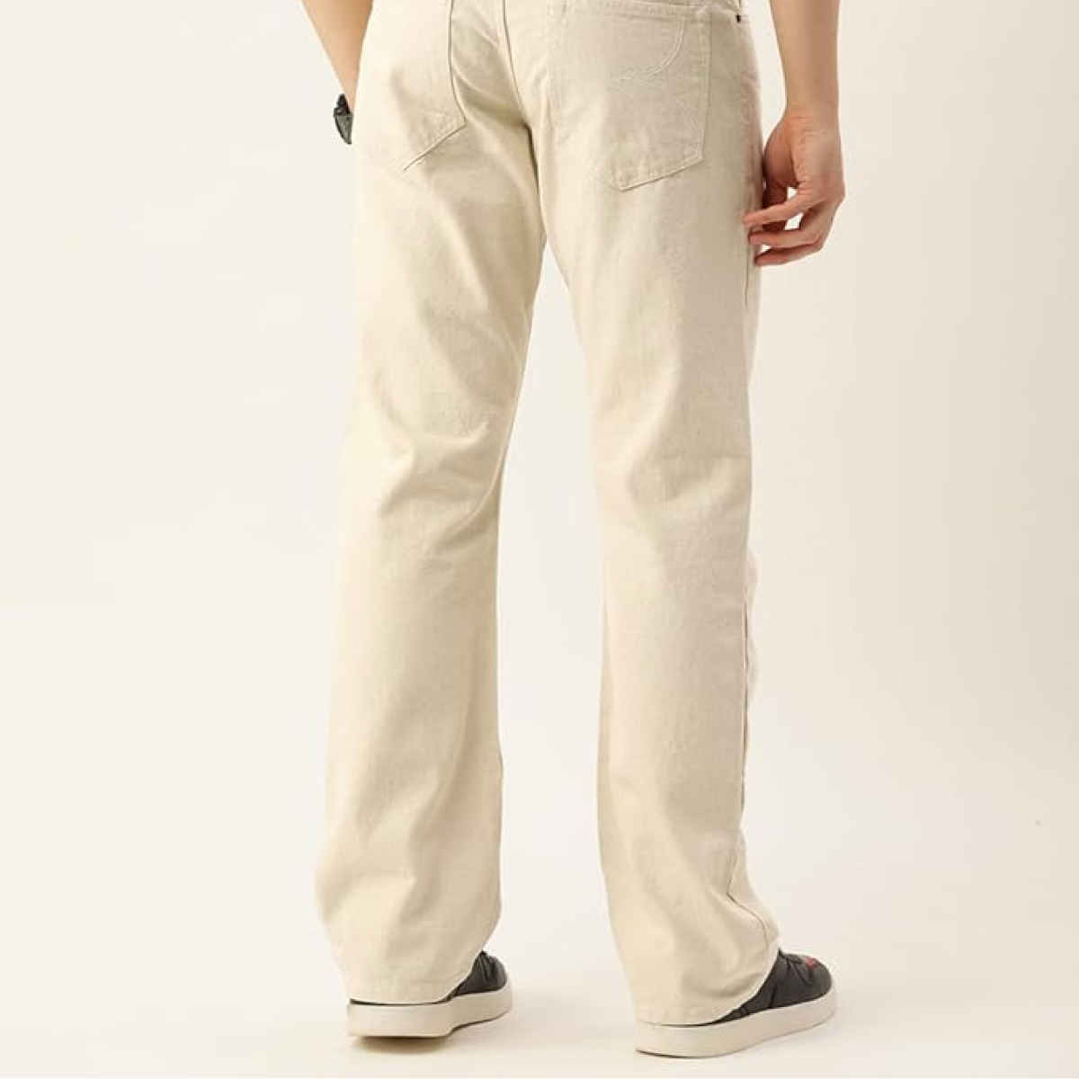 Bene Kleed Men's Bootcut Jeans | Ecru - 32