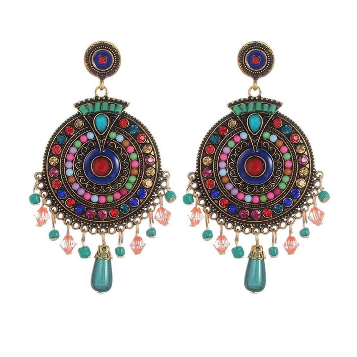 YouBella Jewellery Bohemian Multi-Color Earrings For Girls And Women