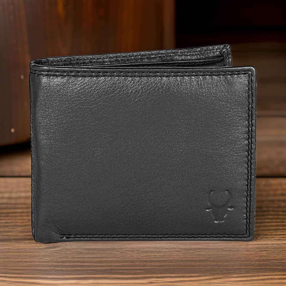 Wildhorn Men's Leather Wallet | Black