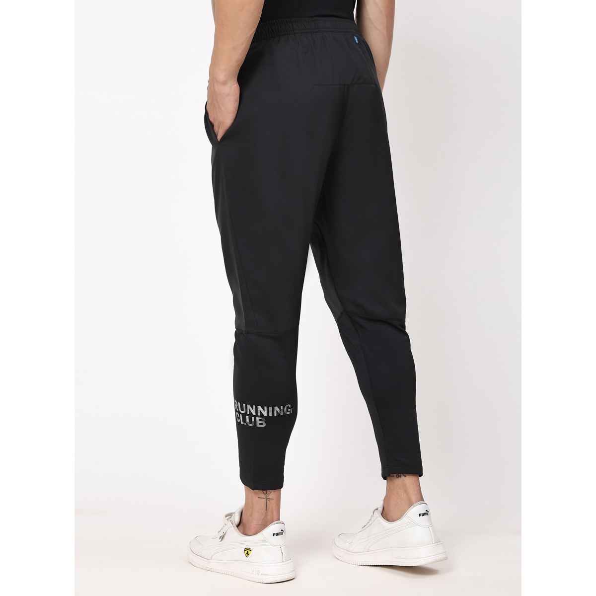 Dida Men's Track Pant Regular Comfortable Stretchable Dry-Fit | Black - M