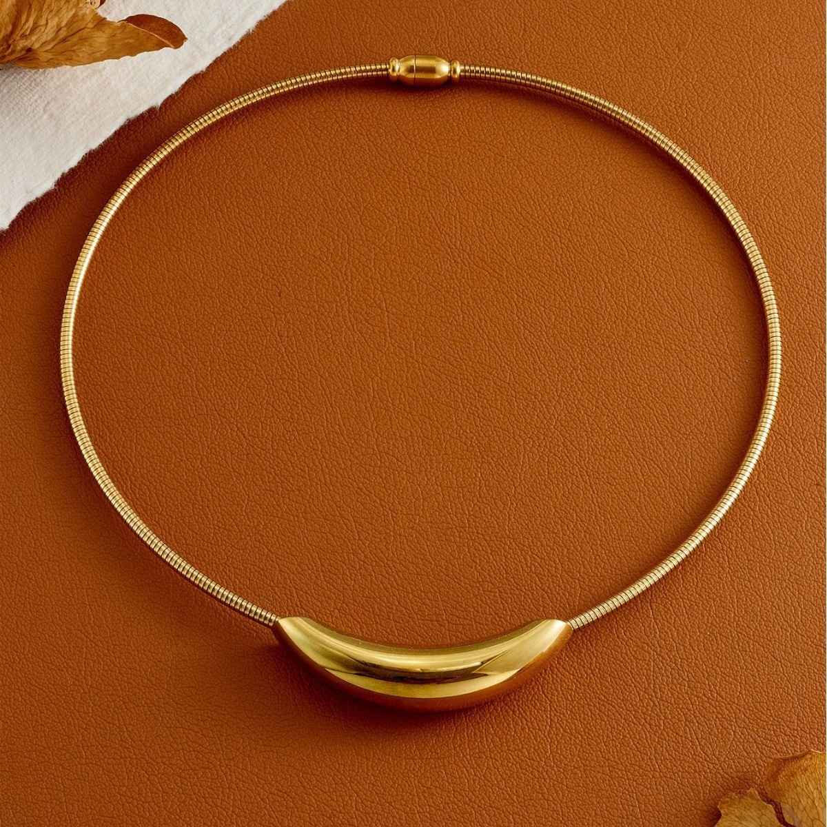 Just Lil Things Artificial Gold Necklace | jltn0843