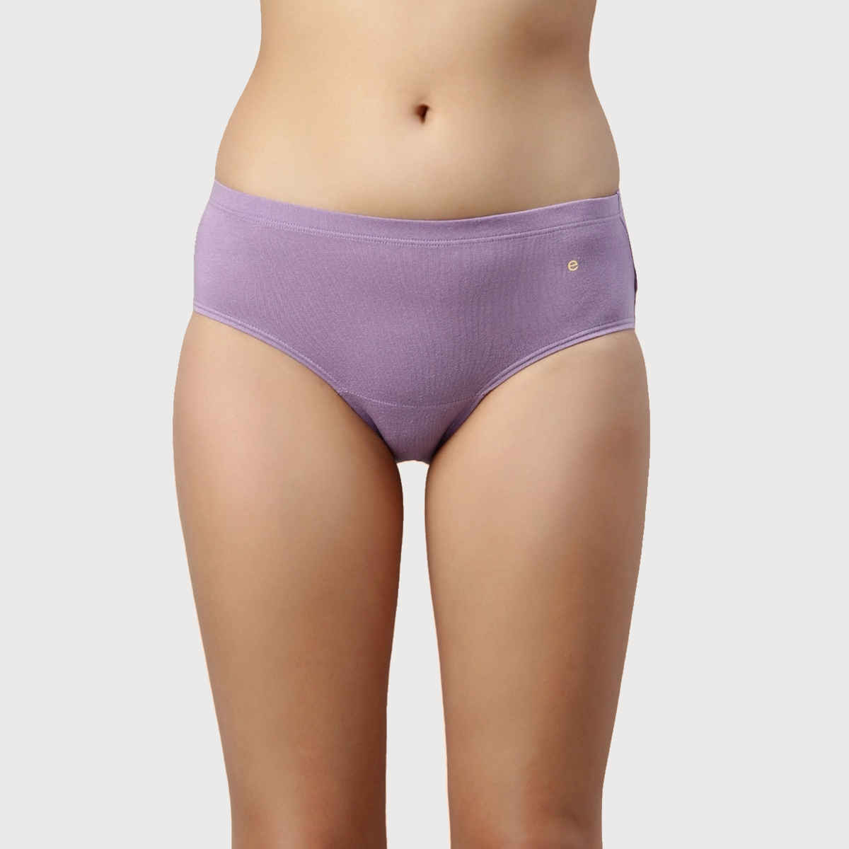 Enamor Women's CR17 Stretch Cotton Hipster Panty | Mid Waist | PO3 | Assorted | L