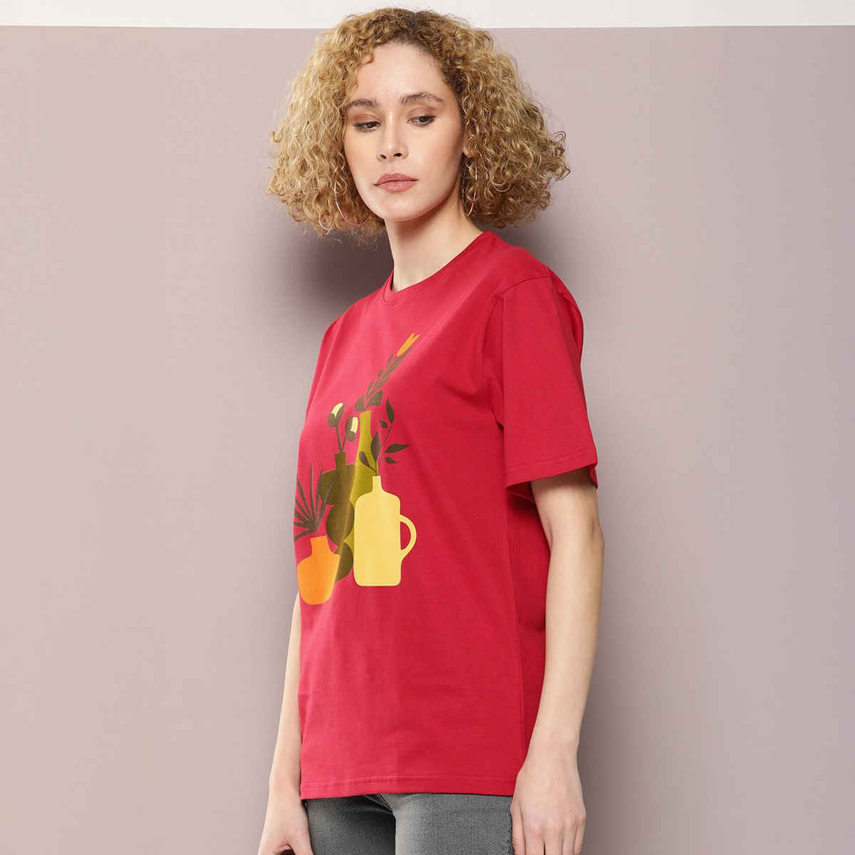 Dillinger Women's T-shirts | WMNCR395RED | Red - S