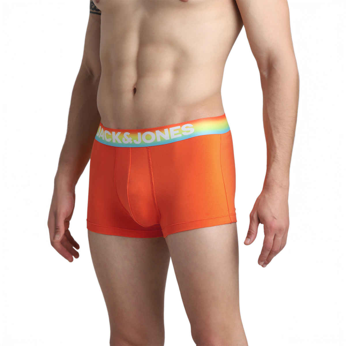 JACK & JONES Camper Trunk Cyber Yellow & Exotic Orange - M