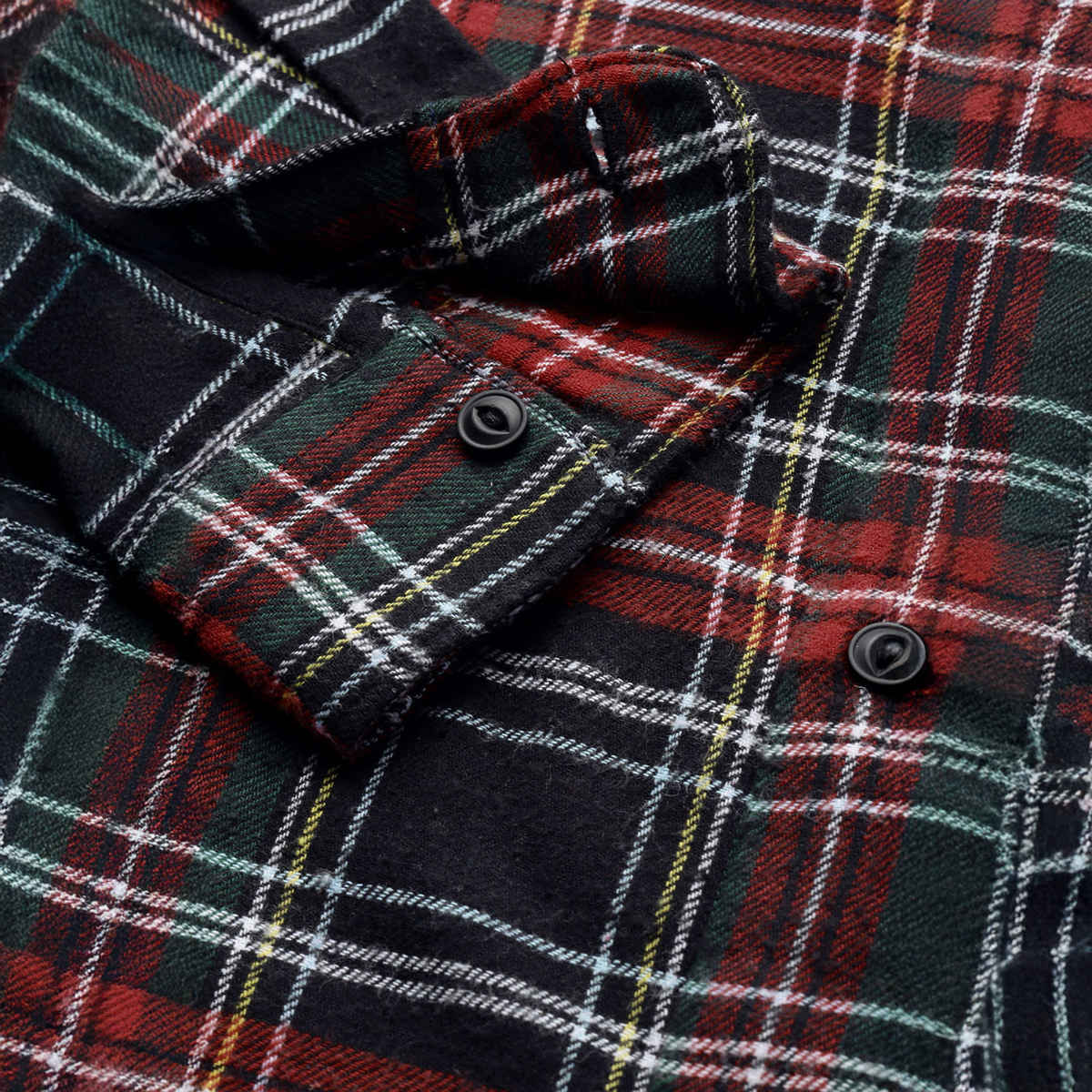 The Bear House Men Slim Fit Checked Shirt - Anglo | Black and Red | XXL