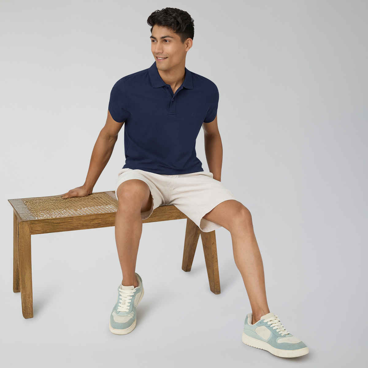 XYXX Nova Polo T-shirt - Midnight Blue | Super Combed Cotton | XXL