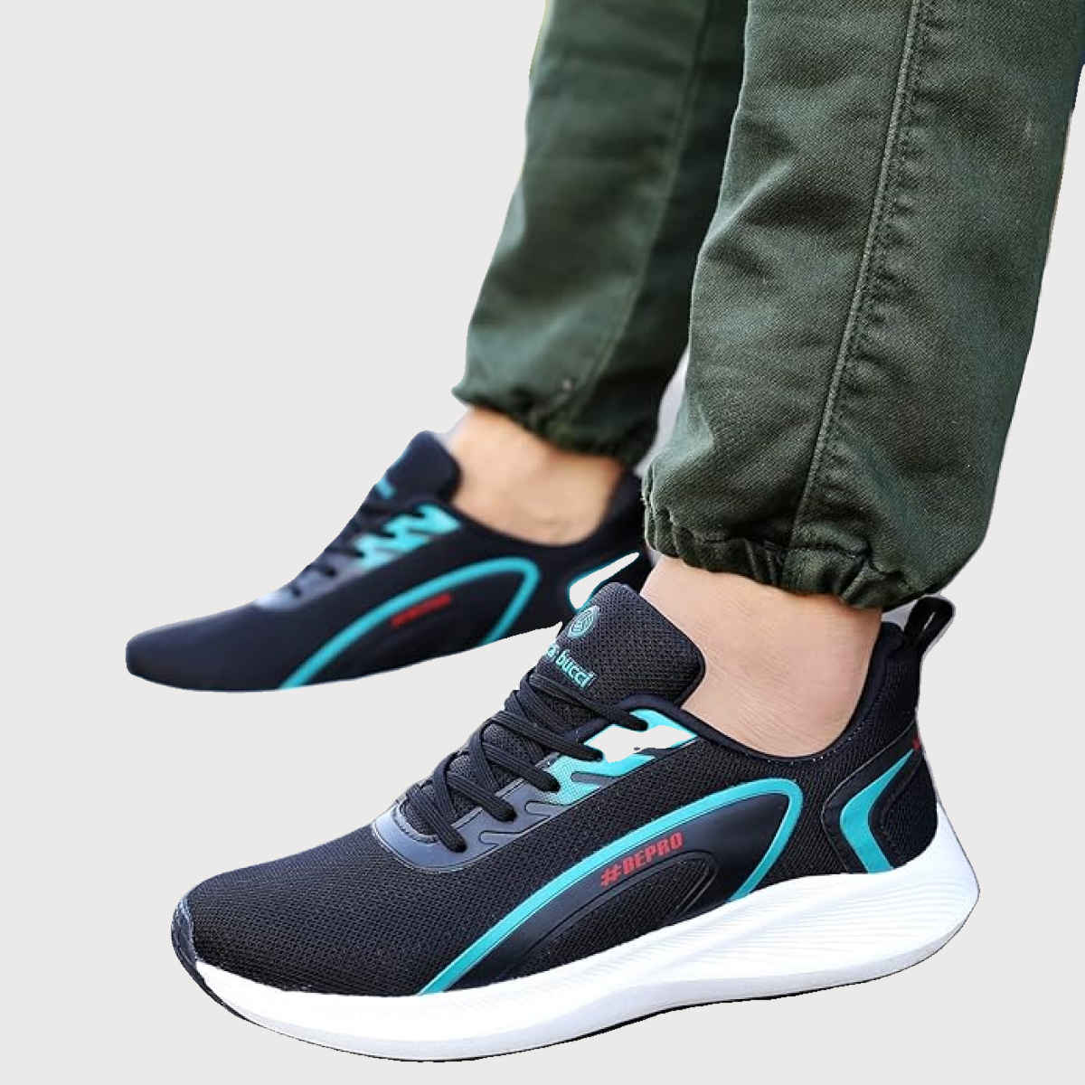 Bacca Bucci Essential Men's Versatile Sports Shoes Black | UK 9