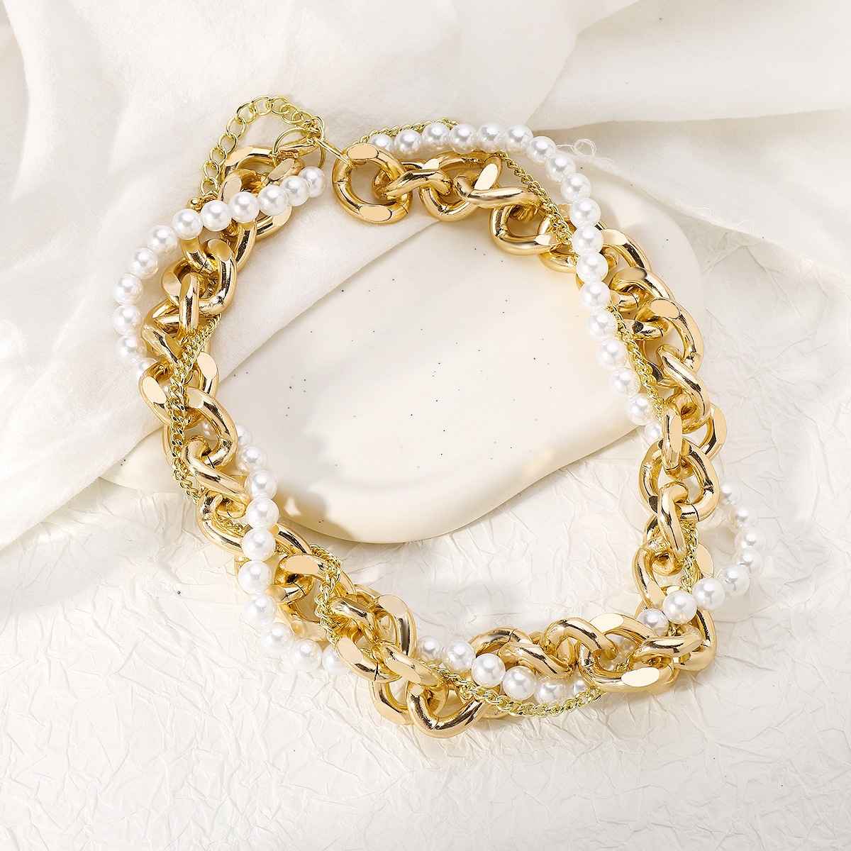 Just Lil Things Artificial Gold Necklace