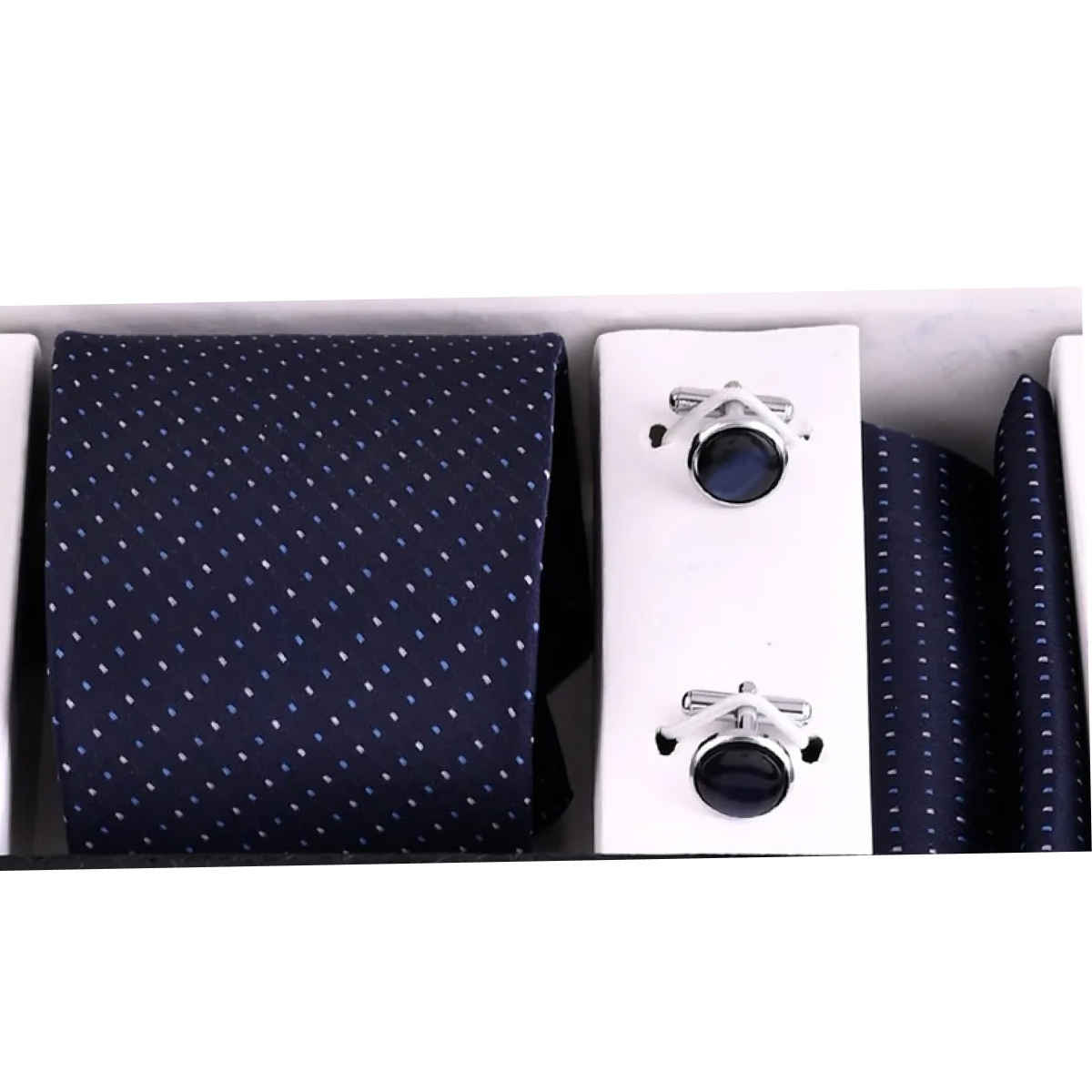 Voylla Men's Alloy Accessory Gift Set | Blue - One Size