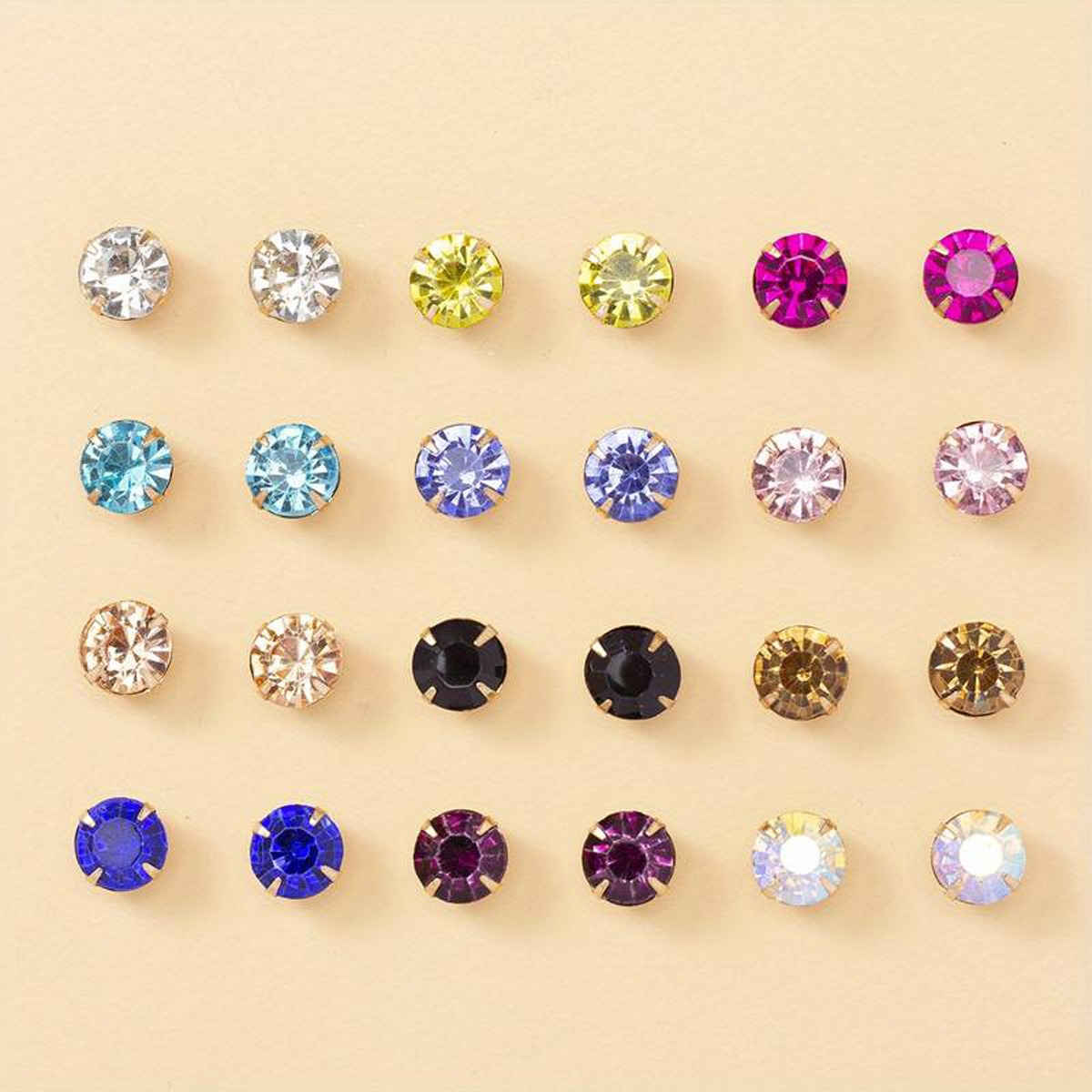 Jewels Galaxy Gold Plated Everyday Use Multicolor Stud Earrings