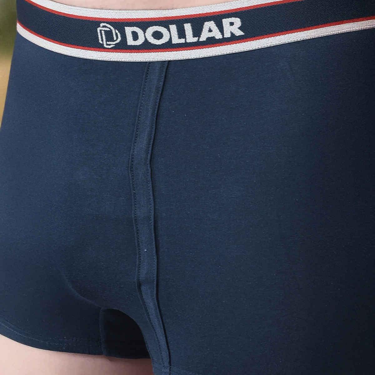 Dollar Bigboss Men's Solid Combed Trunk With Double Pouch Support | Pack Of 2 | Assorted - M