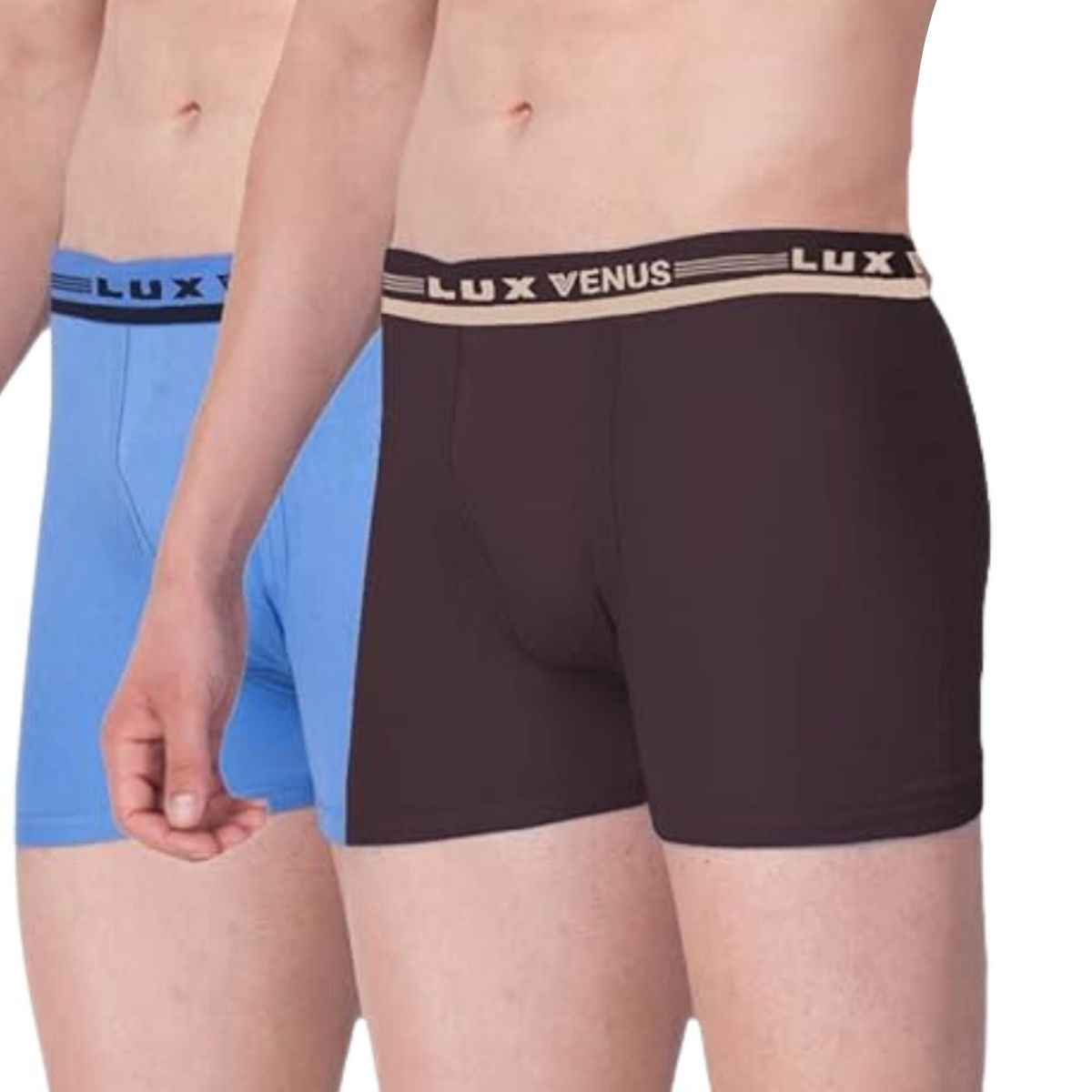 Lux Venus Cotton Men's Trunk - 85 cm | Pack of 2 | Assorted