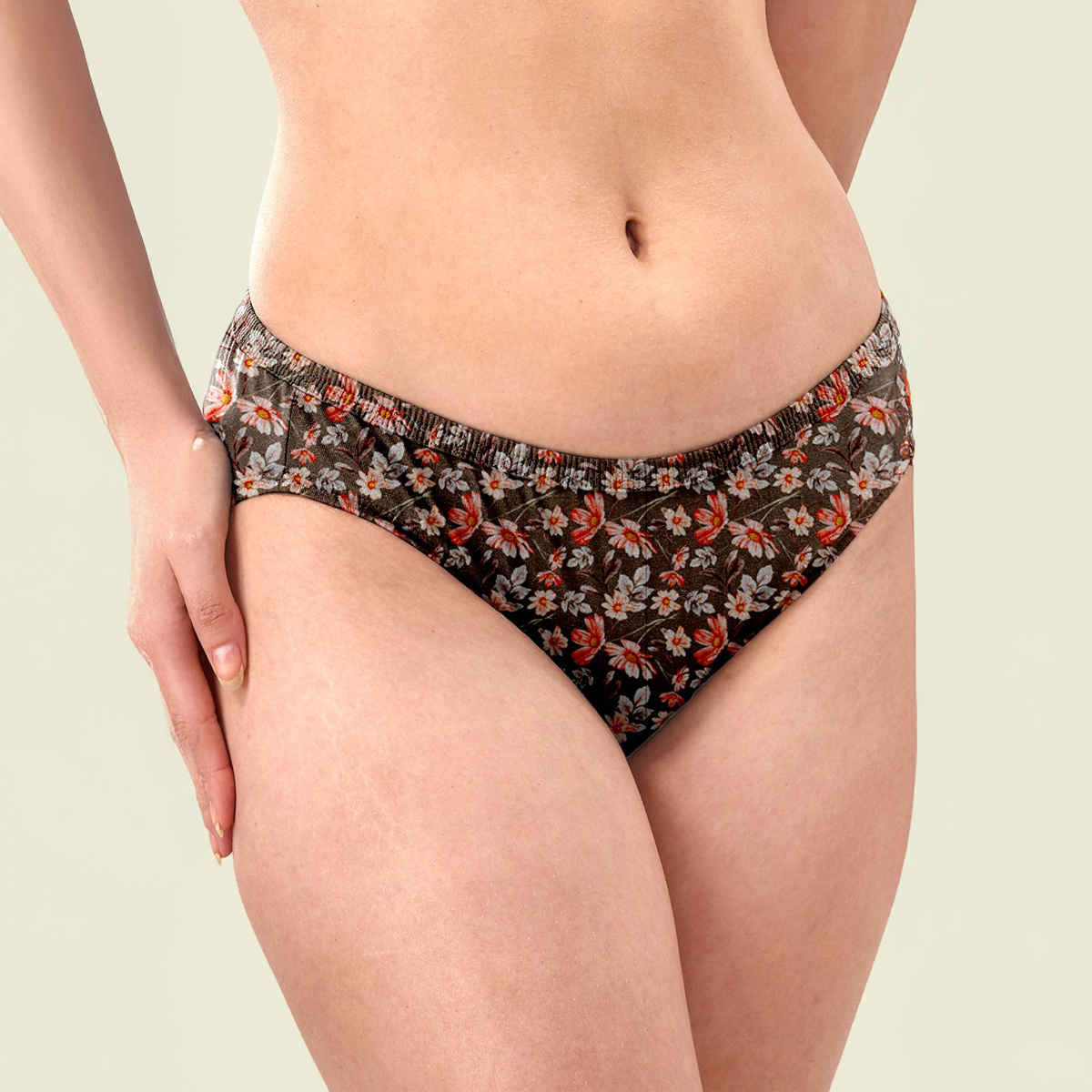 Lyra Women's Bikini Panty Printed | XL (Colour May Vary)