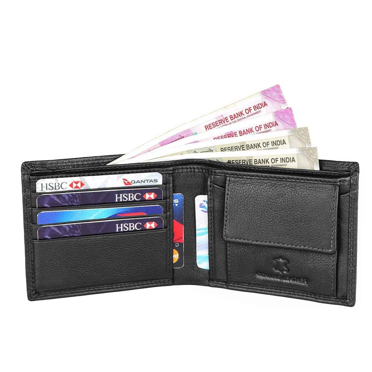 Wildhorn Men's Leather Wallet | Black