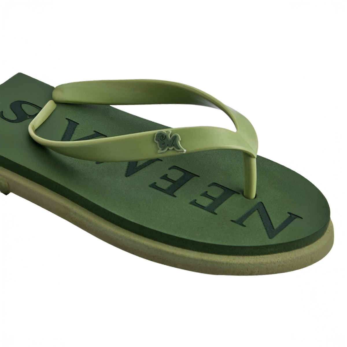 Neemans Unisex Eco Classic Slippers | Green with Light Green - UK 9