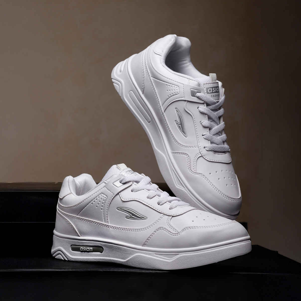 Asian Boston-01 Men Sneakers White (Size-7)